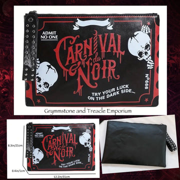 Carnival Noir “Envelope” Tote