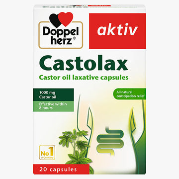 Doppelherz Aktiv Castolax Castor Oil Laxative Capsules 1000 mg 30’s