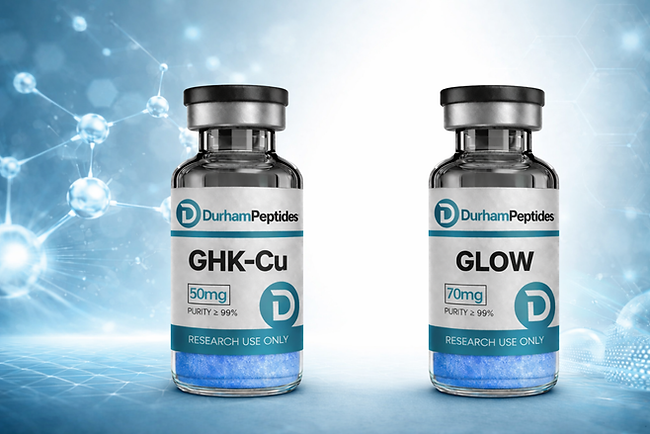 GHK-Cu vs GLOW Blend: Complete Comparison for Researchers