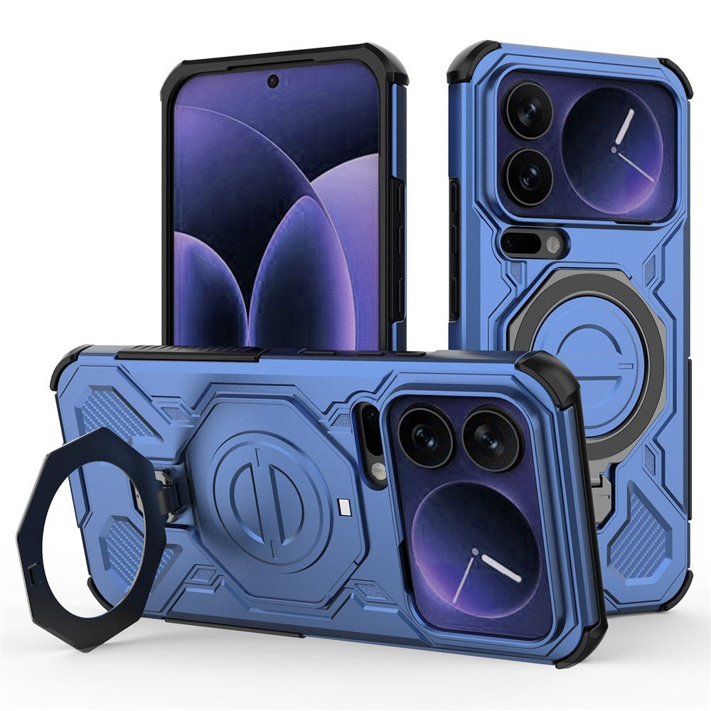 Xiaomi 17 Pro Max EIDERWOOD Tough Case with Magnetic Kickstand - BLue