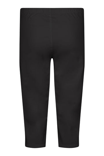 6699/6107 KNEE LENGTH SUPER STRETCHY PULL UP TROUSERS Black