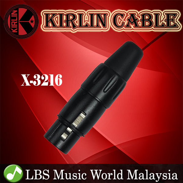 Kirlin X-3216 XLR Female Connector Mic Microphone Adapter Single