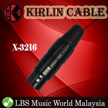 Kirlin X-3216 XLR Female Connector Mic Microphone Adapter Single