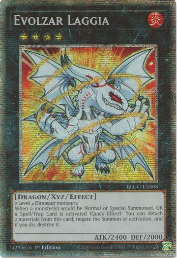 BLGG-EN008 * Evolzar Laggia * Starlight Rare * Battles of Legend: Glorious Gallery