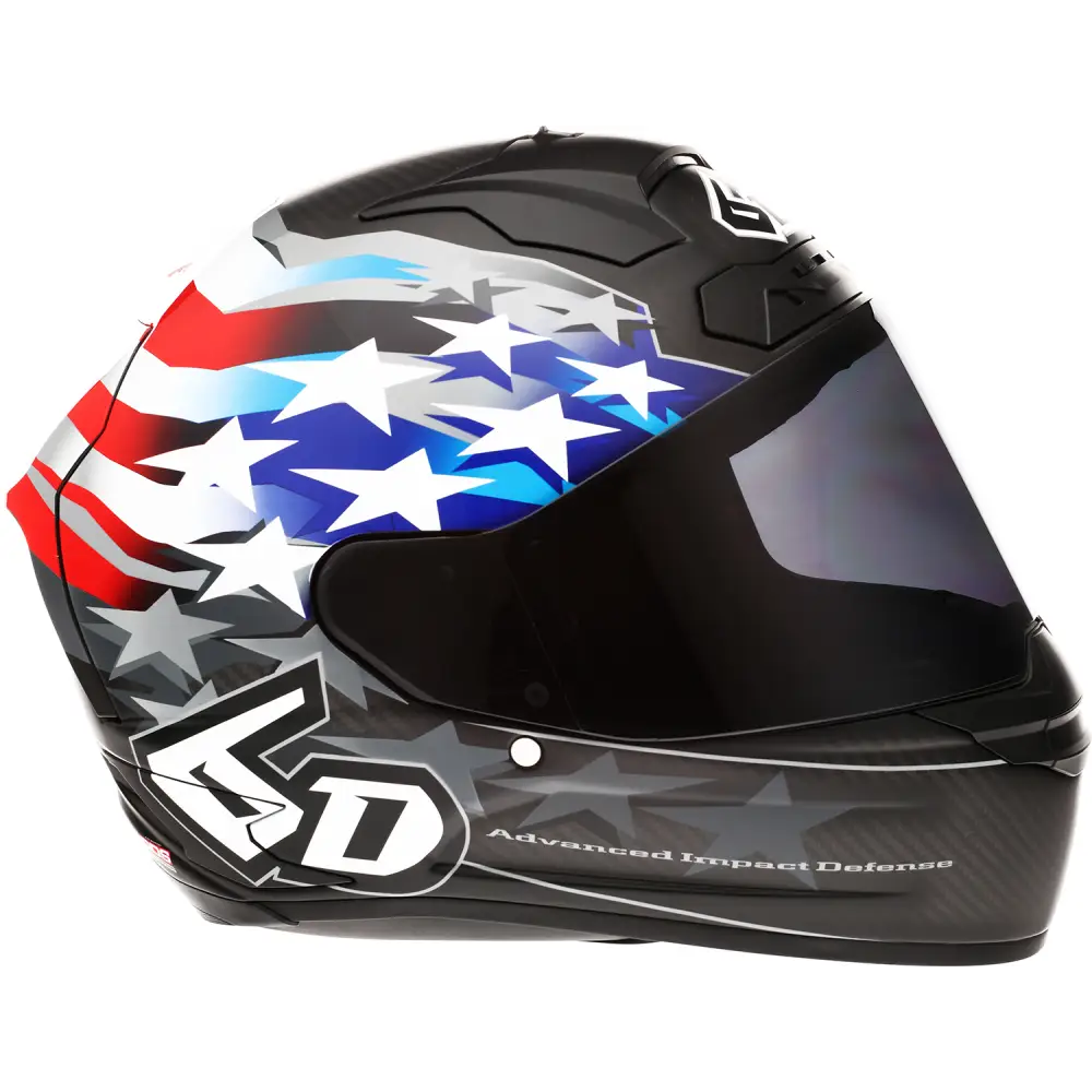 6D HELMETS ATS-1R Helmet - Patriot - Red/White/Blue - XL 30-0698