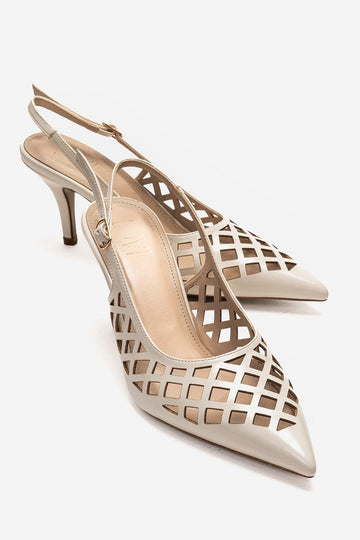 Jever - Beige Stiletto Pump (Women)