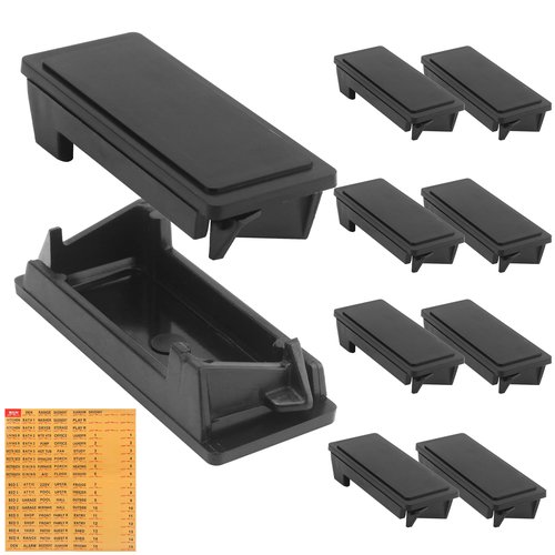Circuit Breaker Cover Plate for Siemens Use in Load Centers and Meter Combinations (Comes with Breaker Box Label) 10 Pack