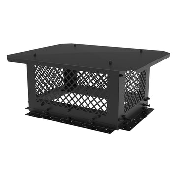 Hahaemall Chimney Cap, 13'' X 17'' Chimney Cover, Chimney Rain Caps, Adjustable Fireplace Chimney Caps For Outside To Fit Existi