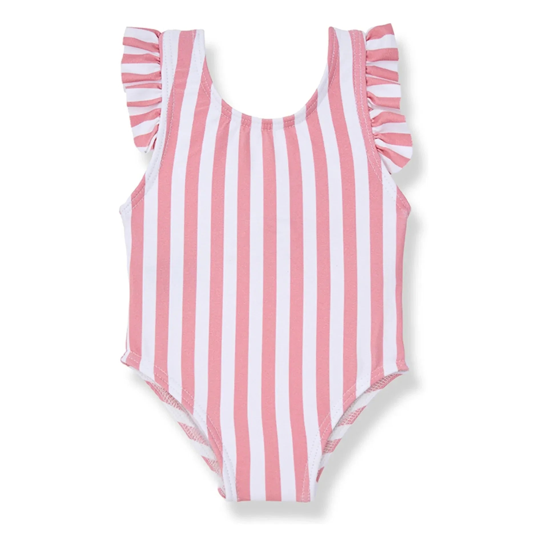 1+ in the family - Ponsa Striped Swimsuit | Powder Pink