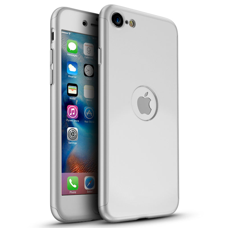 Apple iPhone SE 2020 360 Silber Hülle