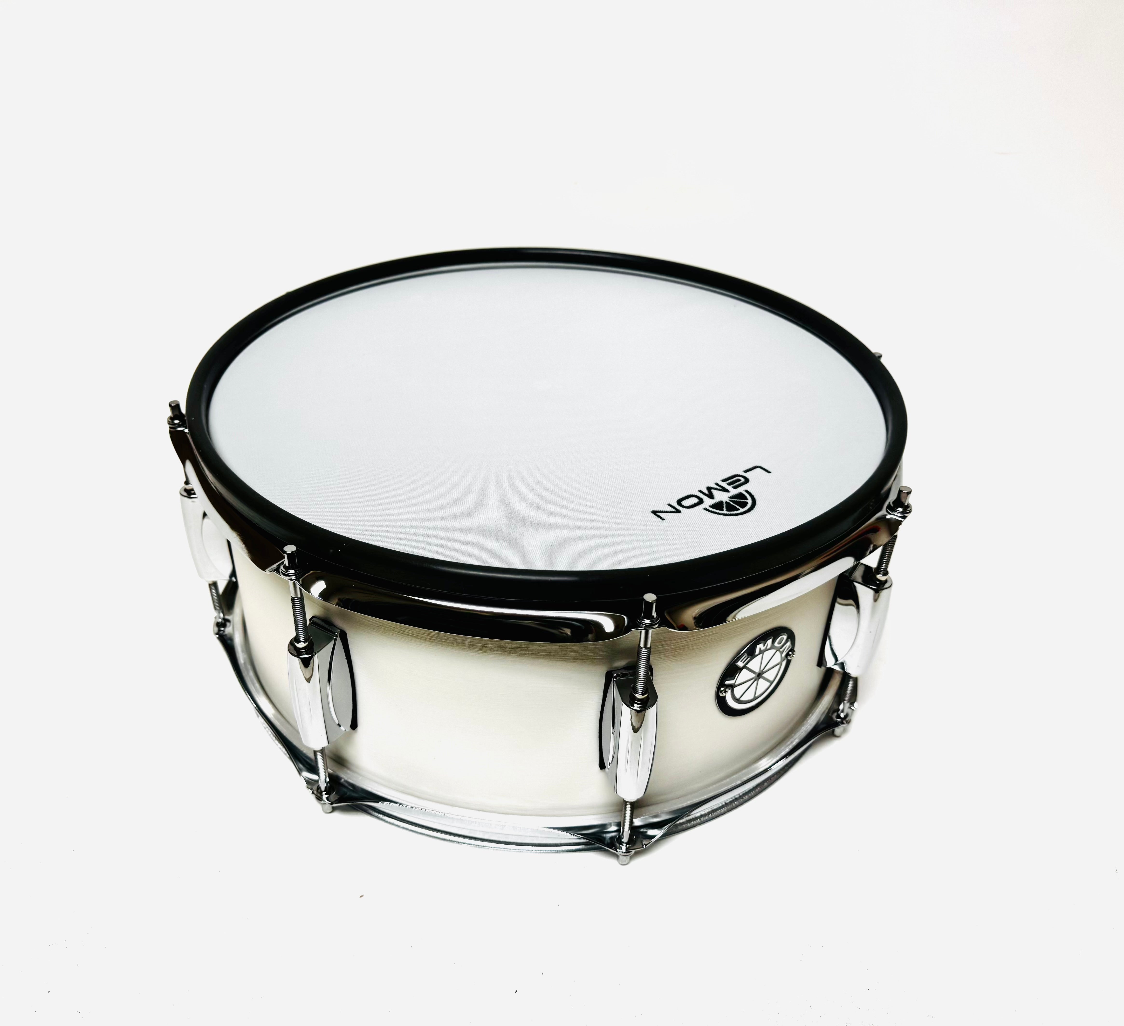 Lemon 14 x 5.5” WHITE Mesh Snare for Roland or Alesis Strike