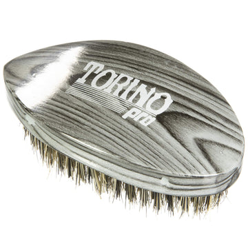 Torino Pro Wave Brushes By Brush King #74- Medium Hard Pointy Curved 360 Waves Brush
