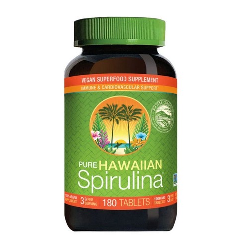 Nutrex Hawaii, Pure Hawaiian Spirulina, 1000 Mg, 180 Tabs Nutrex Hawaii