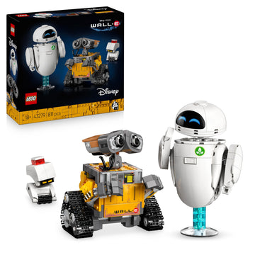 LEGO Disney Pixar WALL-E and EVE 43279 Building Set for Adults | 811 Pieces | Ages 18+