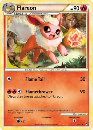 Flareon (44) [Call of Legends] Reverse Holofoil