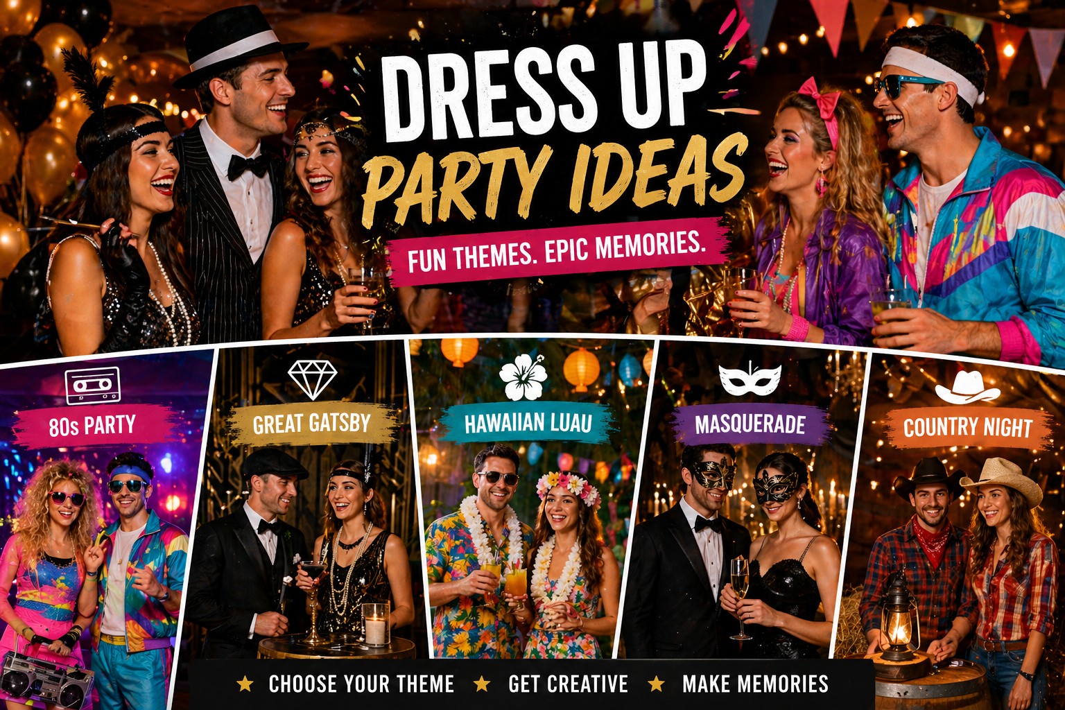 Dress Up Party Ideas: The Ultimate Guide to Fun & Creative Themes