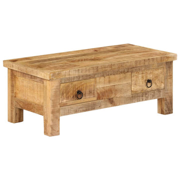 Soffbord Trä 90x45x35 cm massivt mangoträ