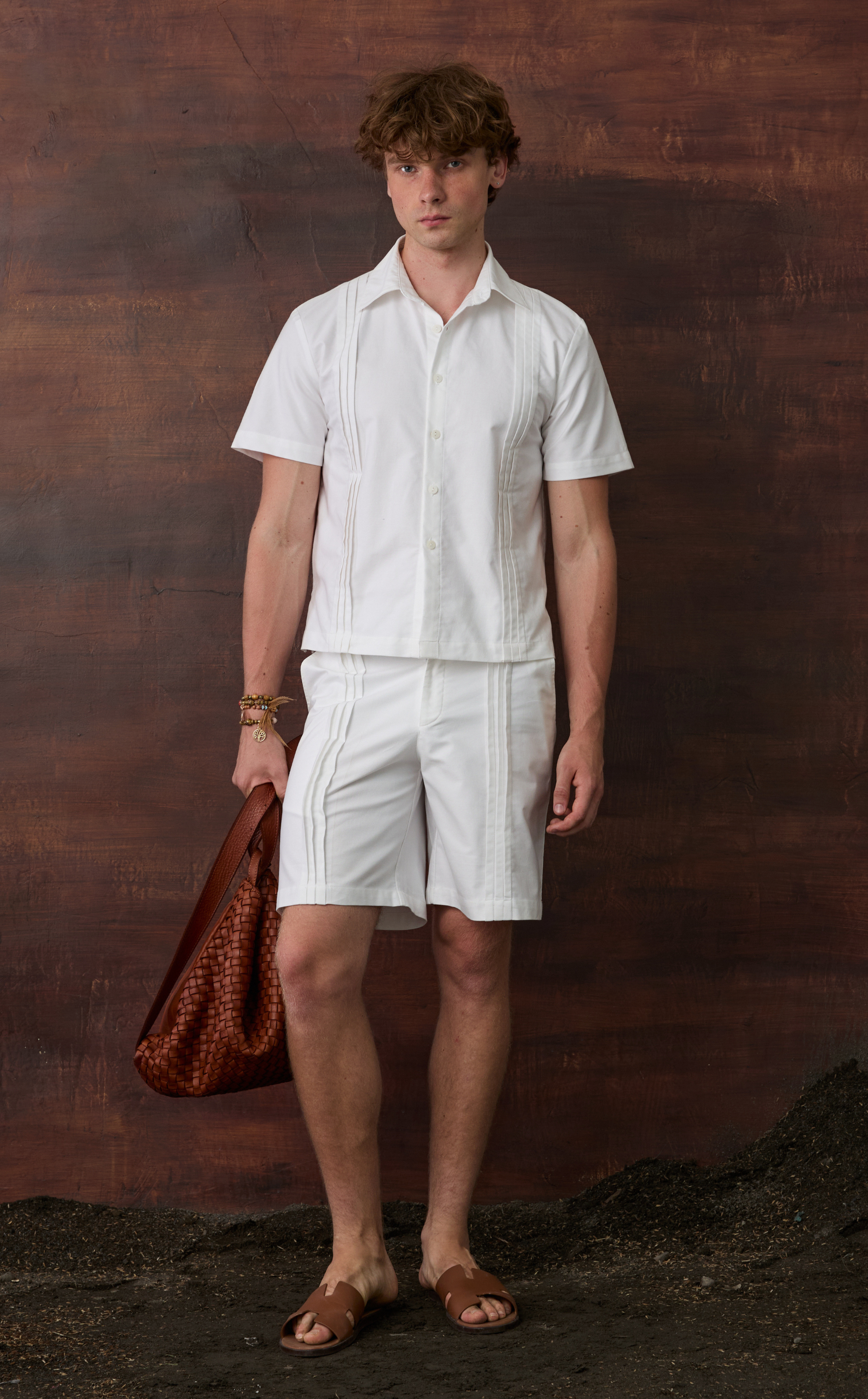 MOLDOVA SHIRT - WHITE OXFORD
