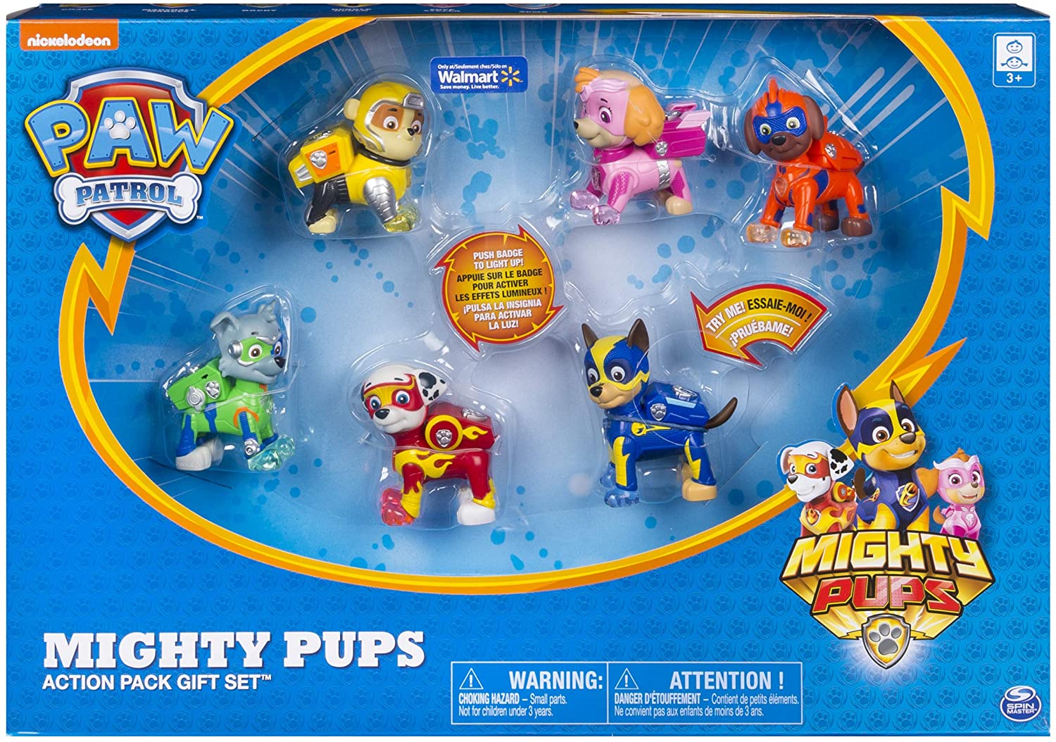 Paw Patrol Mighty Pups Action Pack Gift Set