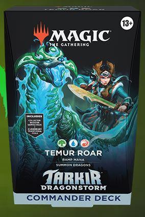 MTG TCG Tarkir Dragonstorm Temur Roar Commander Deck By Wizards of the Coast