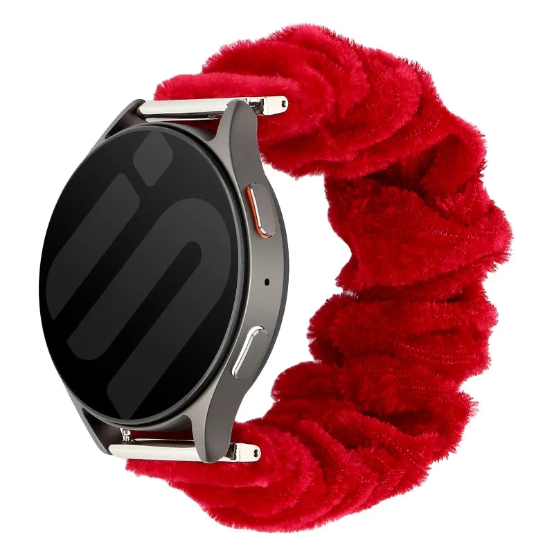 20mm scrunchie band red