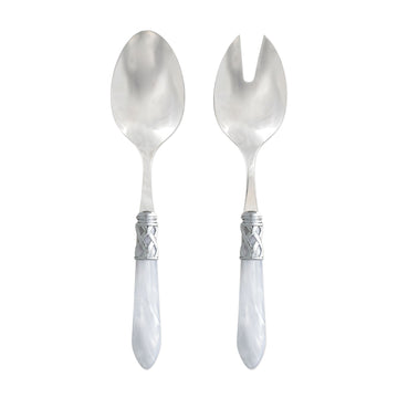 Aladdin Salad Server Set Brilliant - White