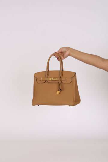 Limited Edition Hermès 3 en 1 Birkin 30 Biscuit Togo and Swift Retourne 2021 GHW