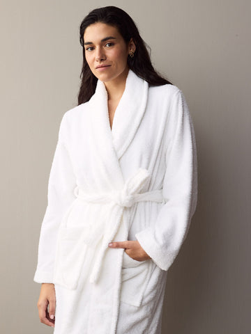 Womens Next White 100% Cotton Towelling Dressing Gown XXXL Regular (US 24)