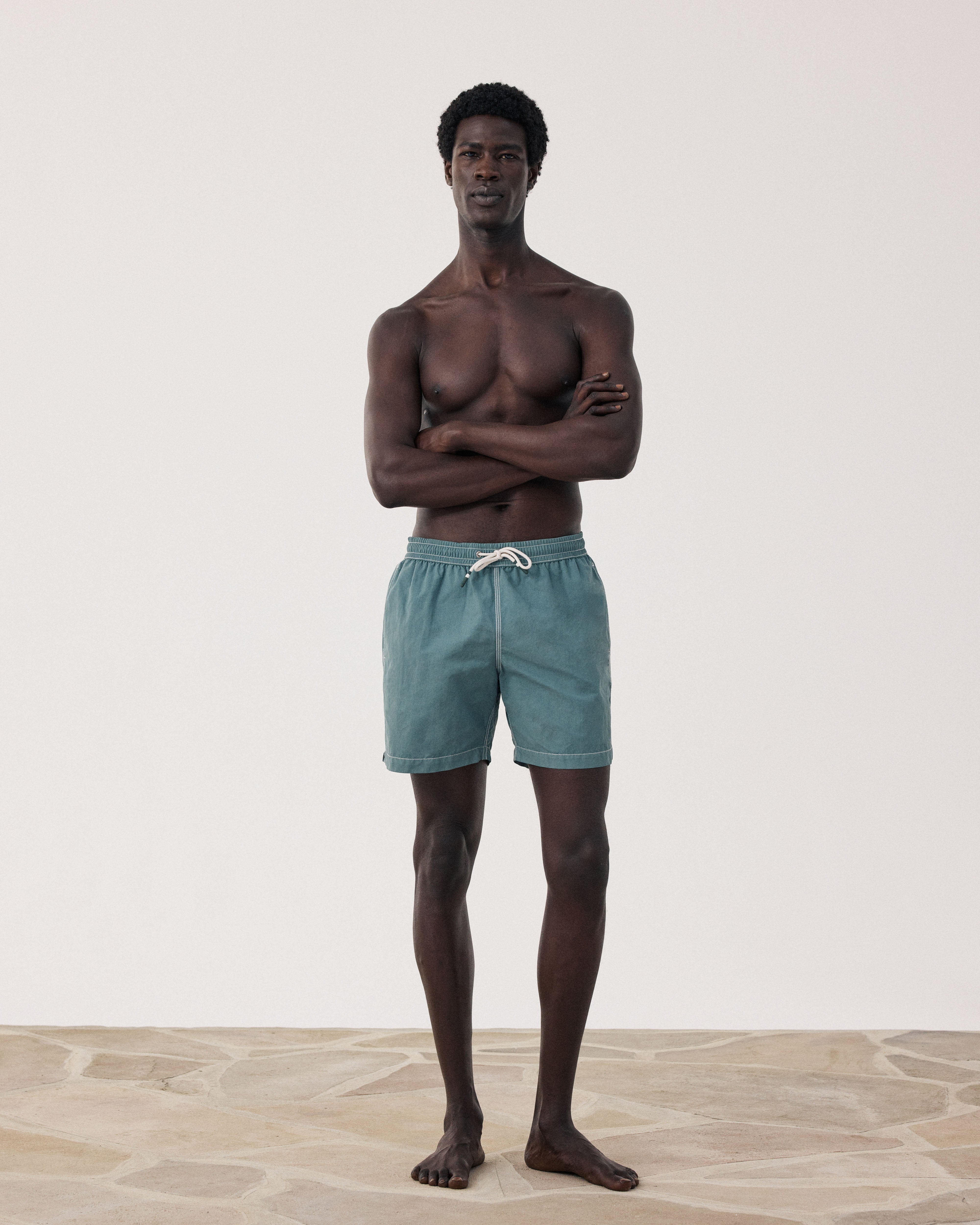 Maillot Homme Uni Vert Cactus Swim