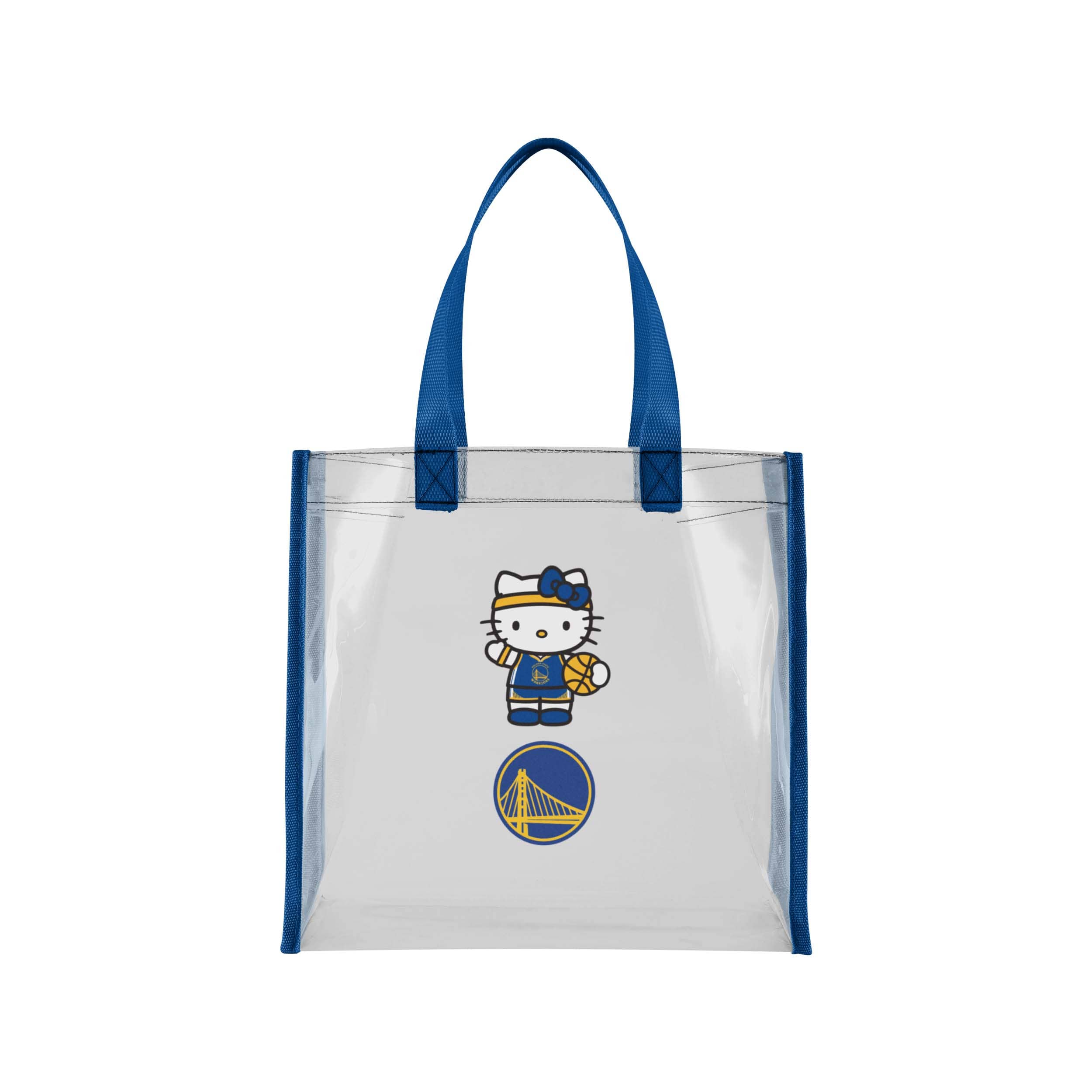 Golden State Warriors NBA Hello Kitty® Clear Tote Bag (PREORDER - SHIPS MID JULY)