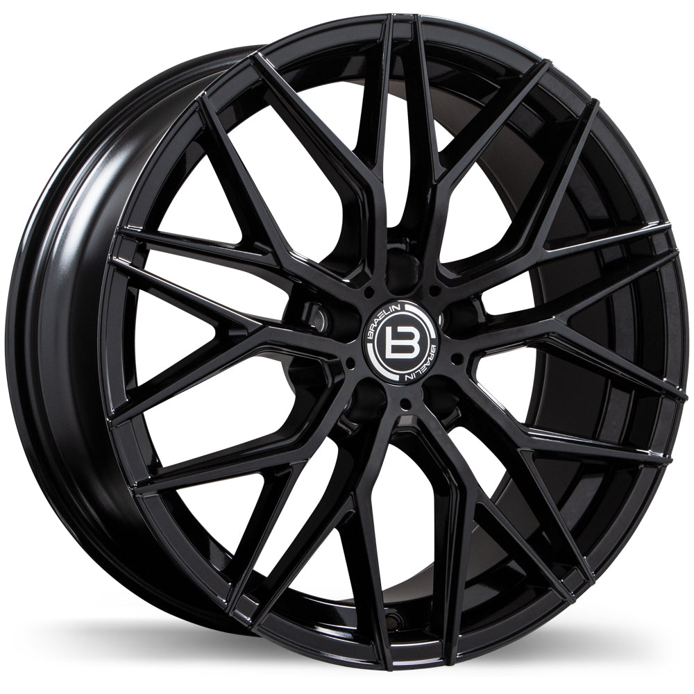 Braelin BR10 18x8 +45 5x120 74.1CB - Gloss Black