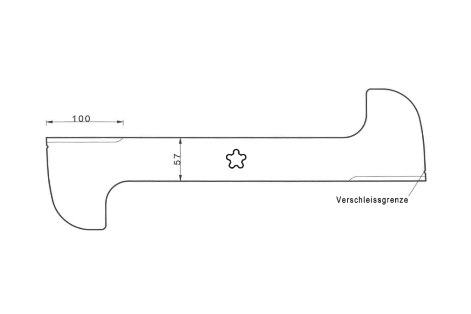 BUN-199.011 | RS00465/66 RS00701 | Husqvarna, Jonsered, McCulloch, Partner | 97cm Mähbreite