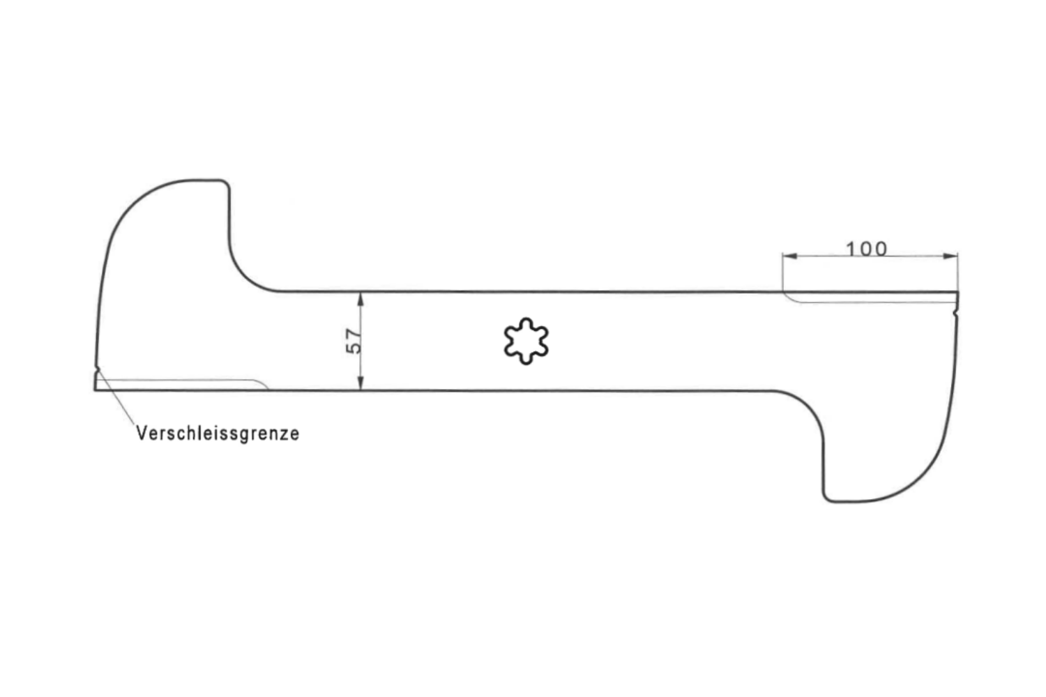 BUN-199.011 | RS00465/66 RS00701 | Husqvarna, Jonsered, McCulloch, Partner | 97cm Mähbreite