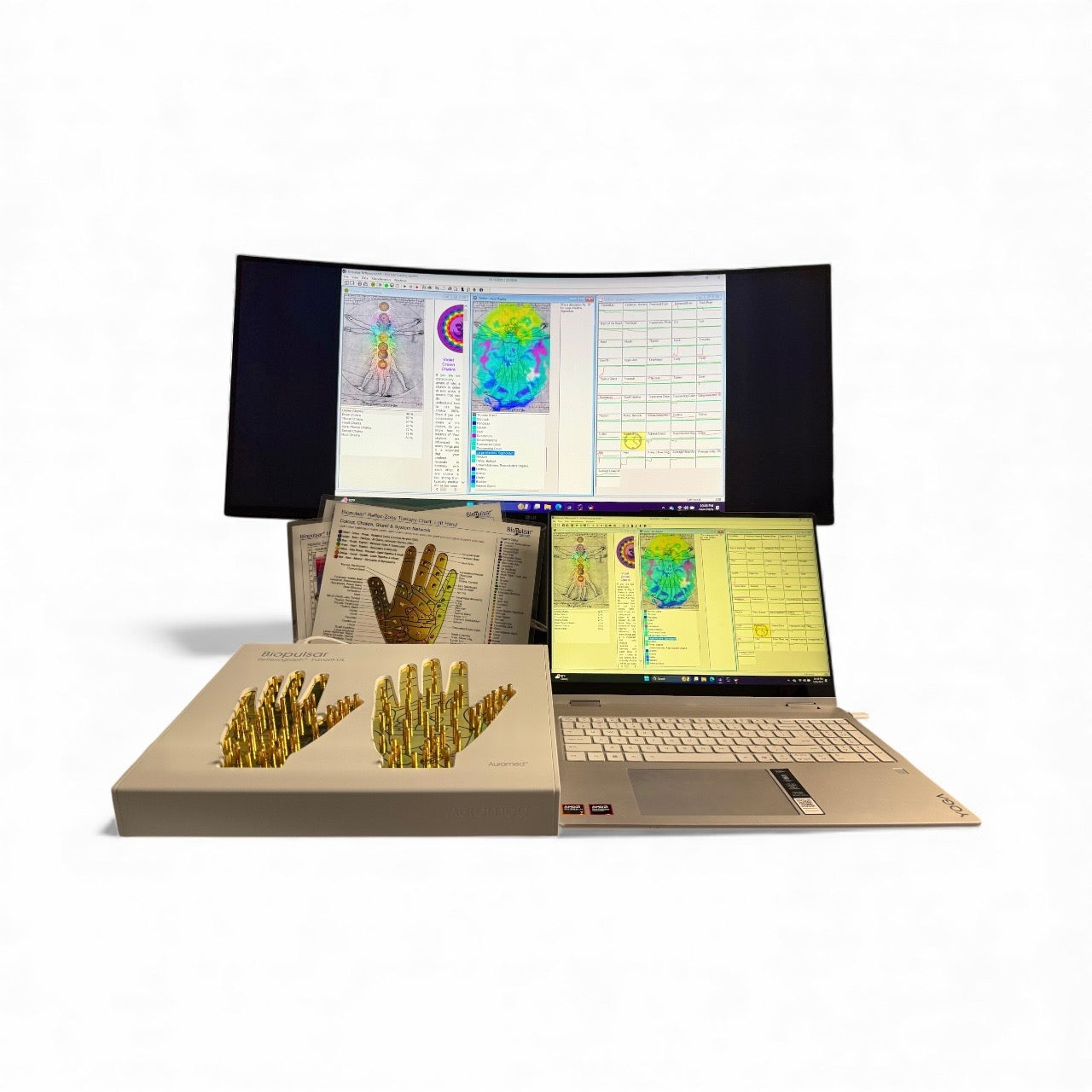 Biopulsar Reflexograph Chakra & Aura Biofeedback Package