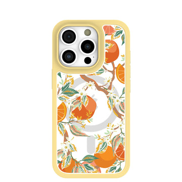 Clear Citrus Blooms iPhone 16 Pro Case With Sunbeam Ridge (MagSafe included)
