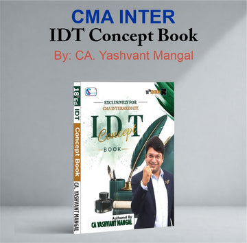 CMA INTER - GST Concept Book - A Conceptual Learning Book For Dec. 26 & Onwards - By CA Yashvant Mangal