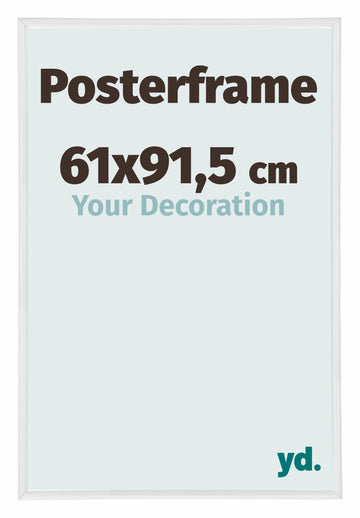 Cadre d'affiche 61x91,5cm Blanc Brillant Plastique Paris