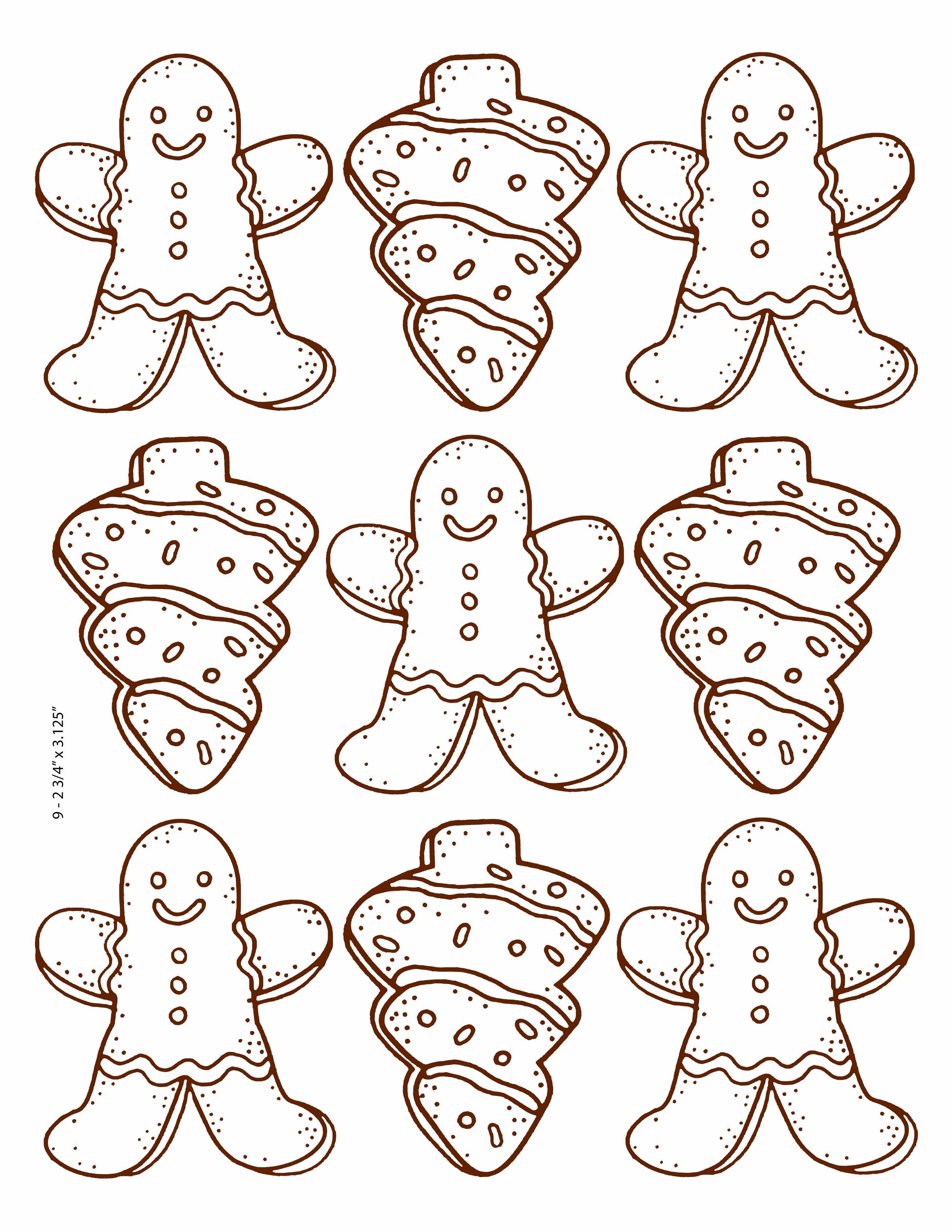Brown Line Cookies, designed by Mark Hufford