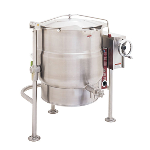 Crown ELT-100 100 Gallon Electric Steam Tilting Kettle - 3Ph, 240V