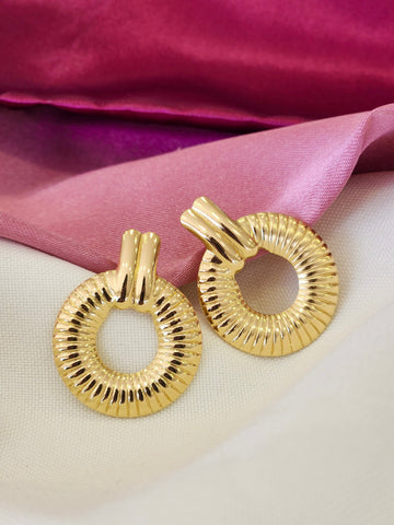 Aretes circulares con lineas #H21