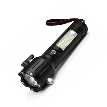 Lámpara LED T6 SMD COB Lateral 1000 lumens Imán rompe vidrios corta soga DT738