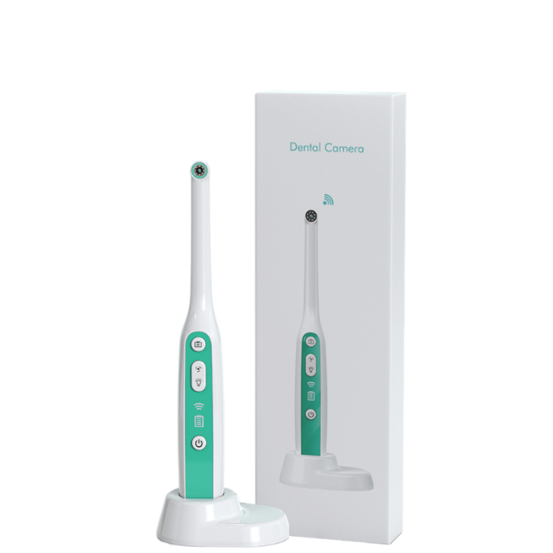 Cámara Intraoral C-MAX Conexión Inalámbrica con Sistema — vista frontal profesional