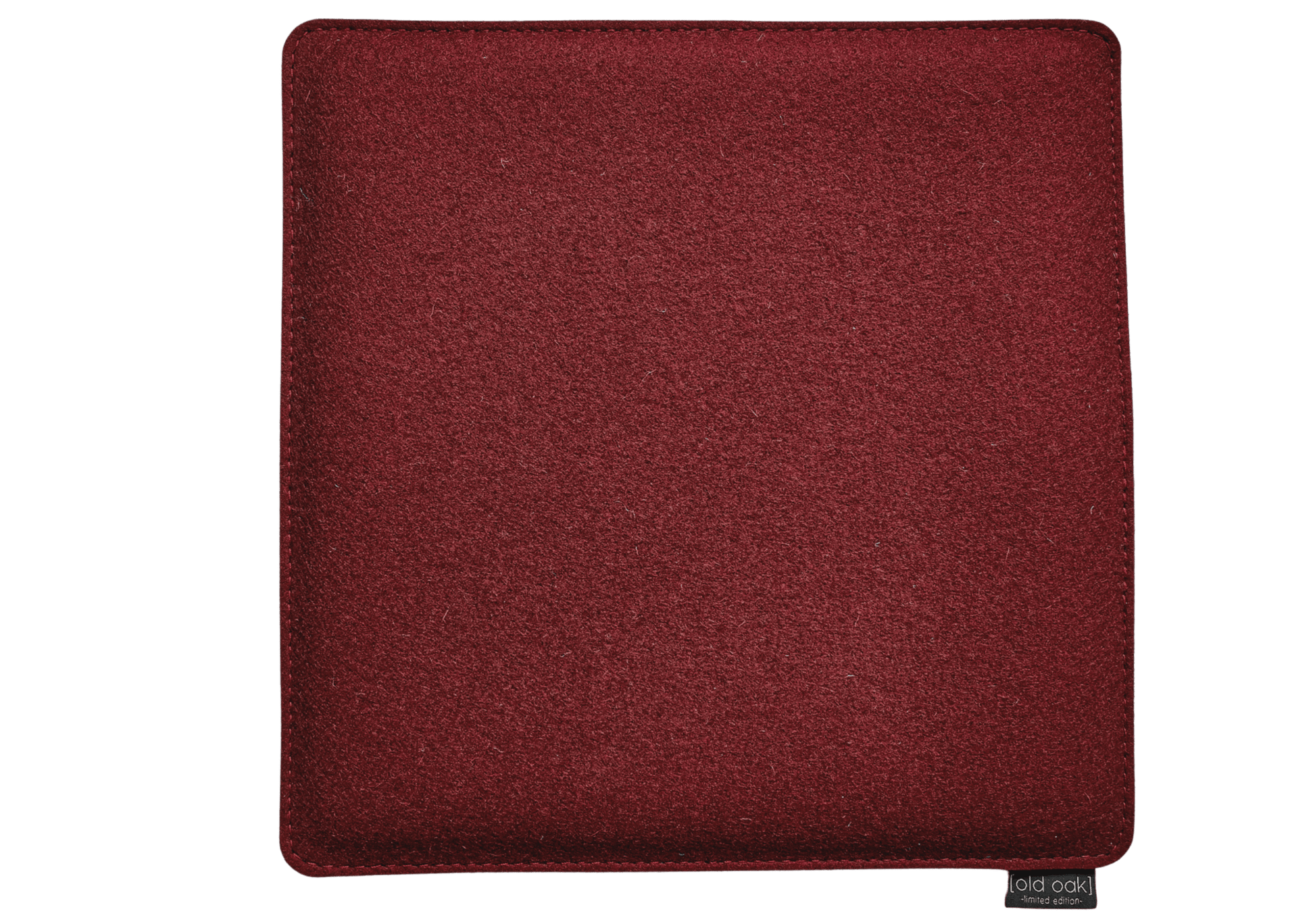 Merino Filz Sitzkissen 33 x 33 cm Bordeaux