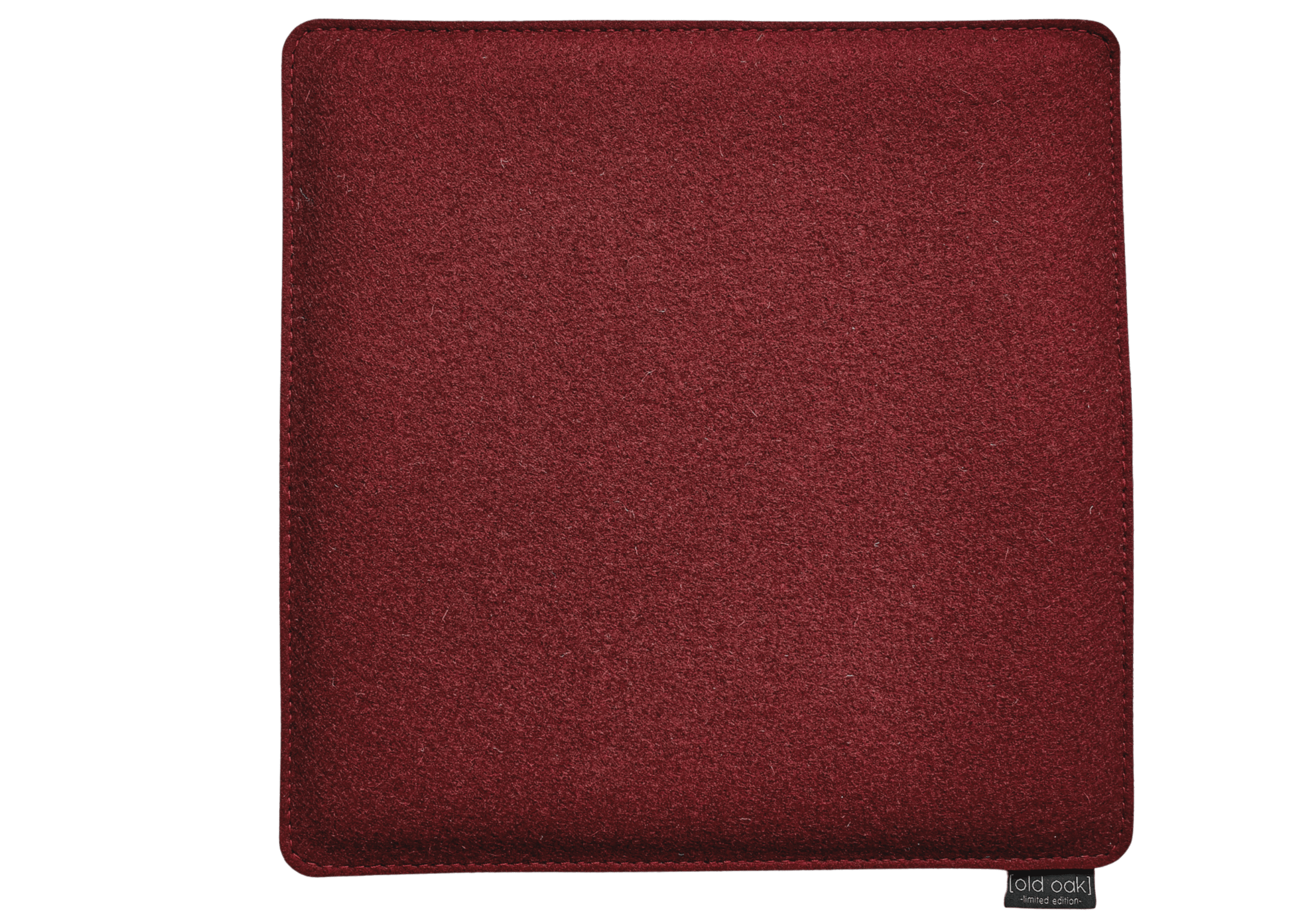 Merino Filz Sitzkissen 33 x 33 cm Bordeaux