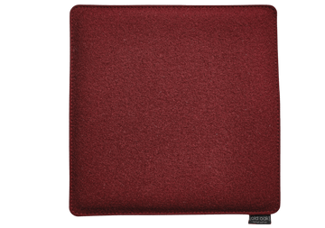 Merino Filz Sitzkissen 33 x 33 cm Bordeaux
