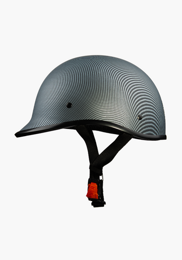 Polo Motorcycle Half Helmet – Carbon Fiber | Ultra-light & low profile carbon DOT helmet