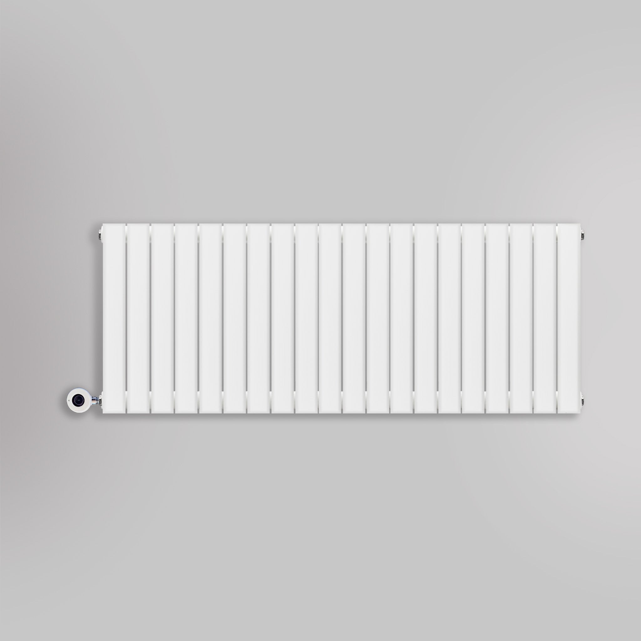 Grzejnik Elektryczny Ozdobny - Podwójny Panelowy Biały - 560x1400mm, elektryczny grzejnik pokojowy firmy Heissmann