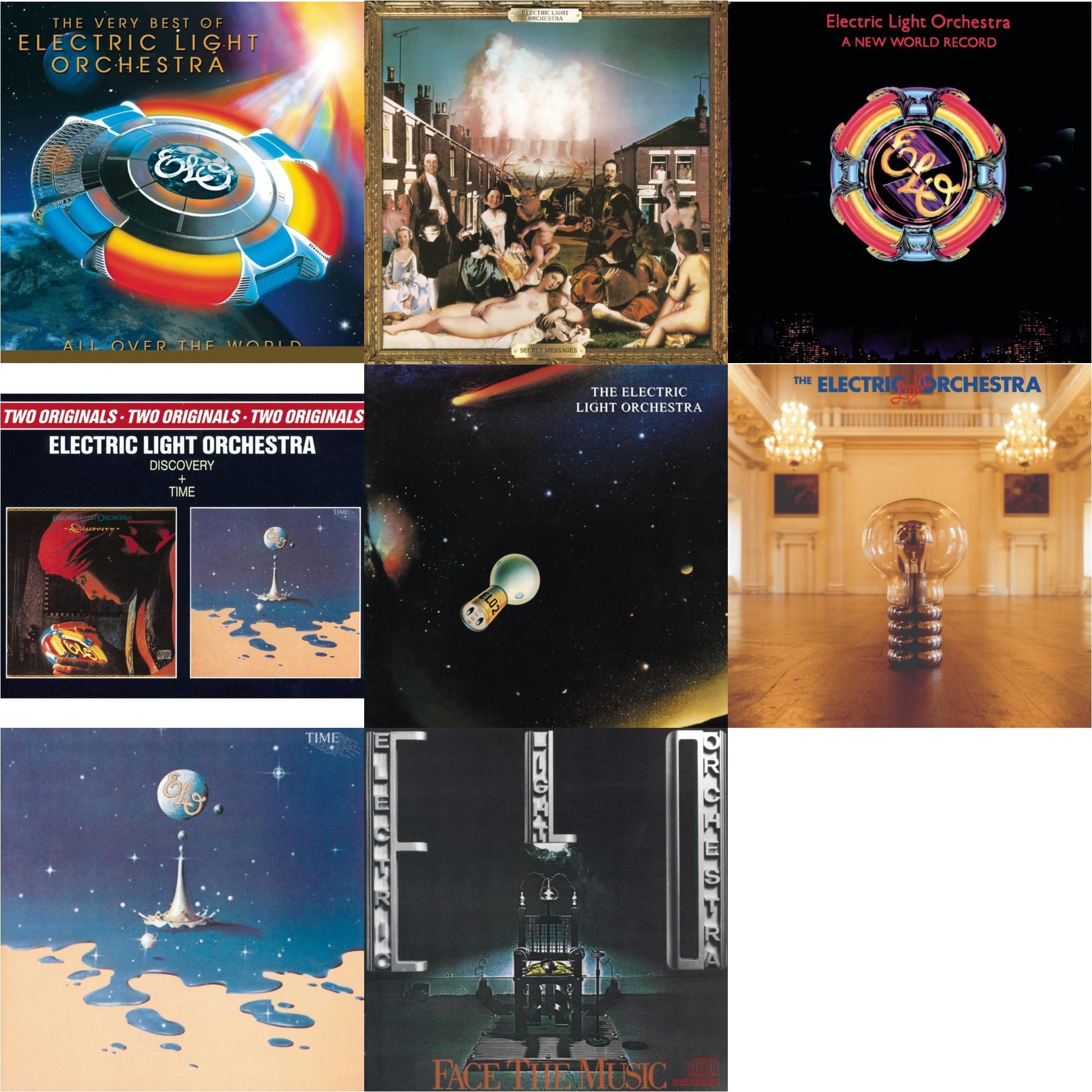 All Over The World: Very Best Of & Secret Messages & New World Record & Discovery & Elo 2 & No Answer & Time & Face The Music