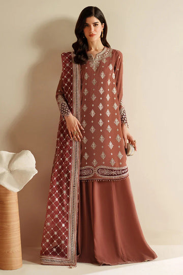 Avleen | Pure Velvet Embroidered Sharara