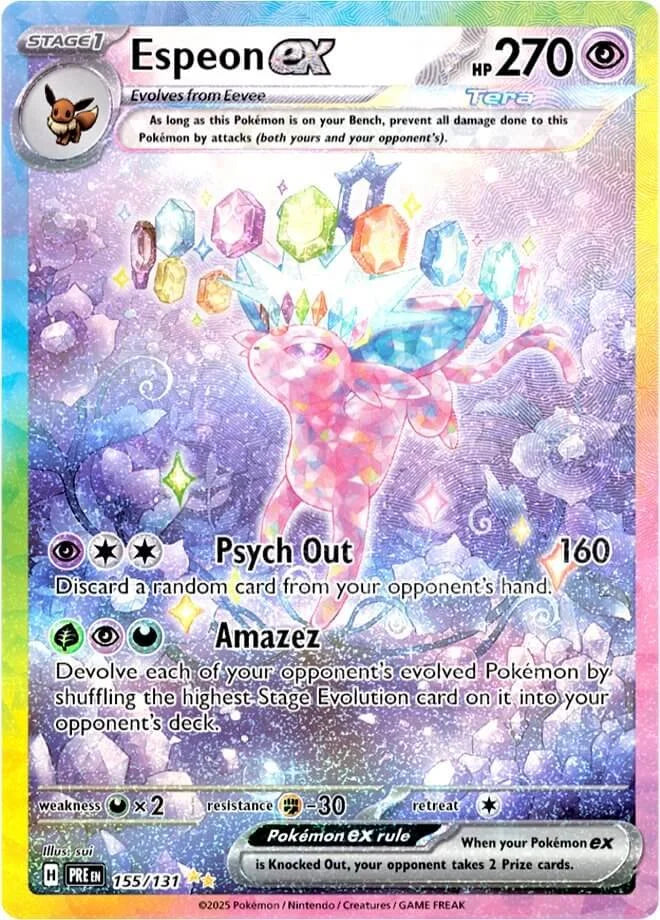Prismatic Evolutions English Spoilers and Card List — Joseph Writer Anderson